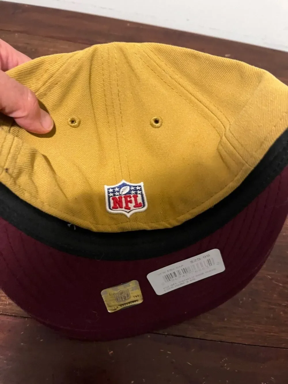 Vintage New Era NFL Washington Redskins Cap Hat Fitted 6 5/8 Youth Child Kids B